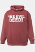 STHUGE-hettegenser, lange ermer, oversized, syrevasket, hette, brysttrykk, opptil 8XL