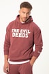 STHUGE-hettegenser, lange ermer, oversized, syrevasket, hette, brysttrykk, opptil 8XL