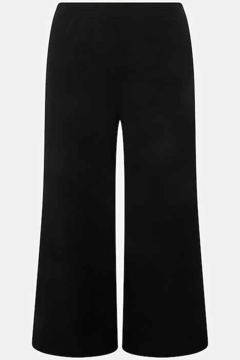 Wide Leg Cropped Jersey Culottos | Culottes | Pants