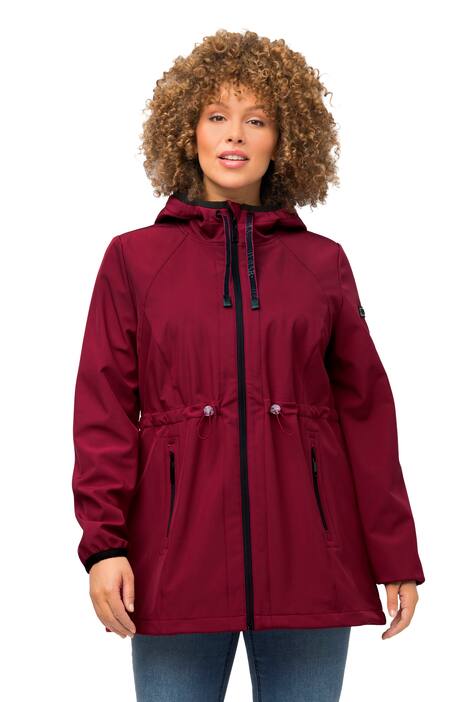 HYPRAR lehká softshellová bunda, kapuce, kapsy na zip