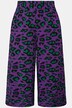 Jupe-culotte à jambe large et taille élastique, imprimé léopard coloré