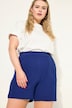 Shorts, wide legs, mousseline, elastische tailleband