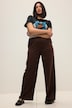 Pleated Stretch-Fit Pants