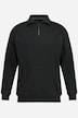 Pull en molleton, col camionneur zippé et poche kangourou - jusqu'au 8 XL