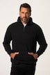 Pull en molleton, col camionneur zippé et poche kangourou - jusqu'au 8 XL