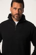 Pull en molleton, col camionneur zippé et poche kangourou - jusqu'au 8 XL