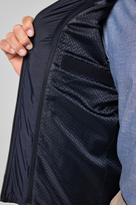 Manteau en laine mélangée, avec insert matelassé et col à revers. Jusqu'au 8 XL.
