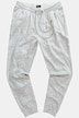 Pantalon de jogging en molleton chiné, ceinture élastique et poche arrière, collection Homewear