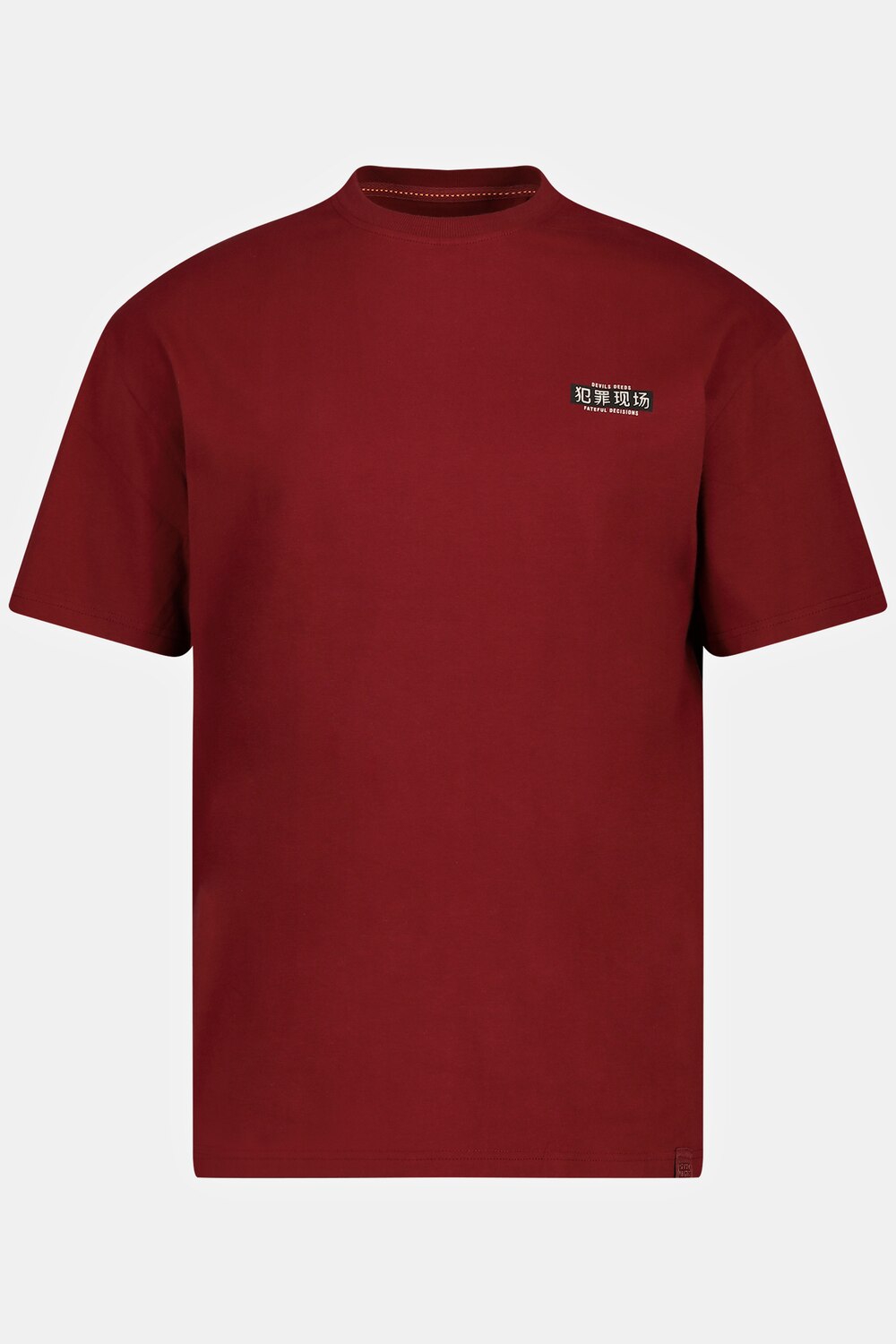 Grote Maten STHUGE T-shirtmale, rood, Maat: 4XL, Katoen, STHUGE