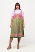 Dirndl, snøring, firkantet utringning, ermeløs