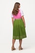 Dirndl, snøring, firkantet utringning, ermeløs