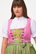 Dirndl, snøring, firkantet utringning, ermeløs