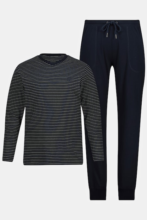 Pyjamas, loungewear, long-sleeved top, long trousers