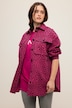 Hemdjacke, oversized, Karo, Hemdkragen, Langarm