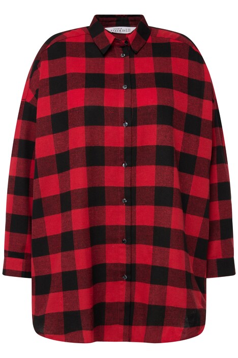 Oversized Plaid Long Sleeve Button Down