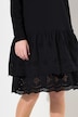 Eco Cotton Tiered Lace Flounce Dress