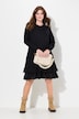 Eco Cotton Tiered Lace Flounce Dress