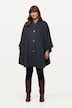 Cape-Style Button Close Poncho