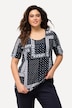 Paisley A-Line Short Sleeve Tee
