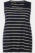 Longline Stripe Square Neck Tank