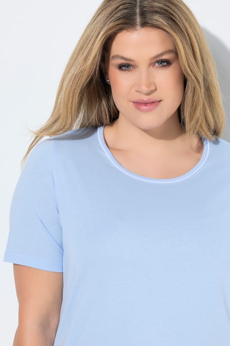 Pyjama, tweedelig, stippen, korte mouw