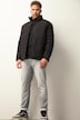 STHUGE quiltet jakke, udendørs, stand-up krave, lynlås, op til 8 XL