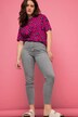 Skinny jeans, smalle pijp, 5-pocket, hoge taille, knoopsluiting