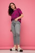 Skinny jeans, smalle pijp, 5-pocket, hoge taille, knoopsluiting