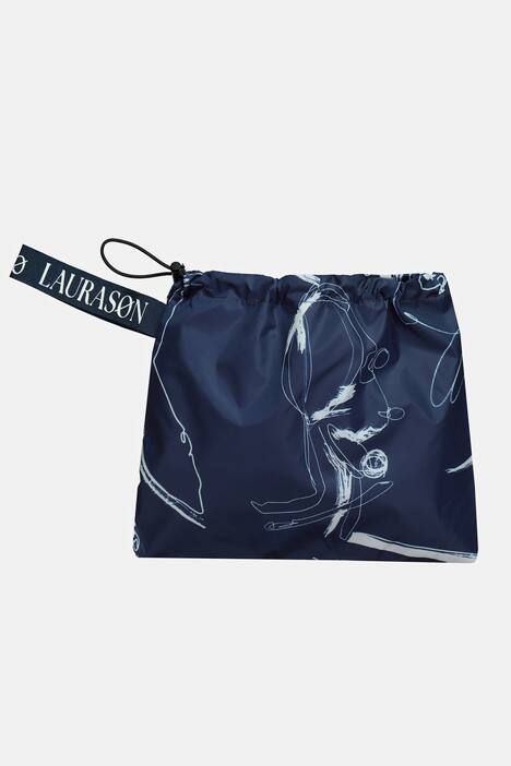 Funktions-Regencape, Unisex, Print, Kapuze