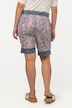 Floral Paisley Bermuda Length Paper Bag Shorts