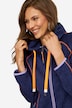 Contrast Stitched Fleece-Lined Hoodie