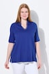 Rhinestone V-Neck Pima Cotton Tee