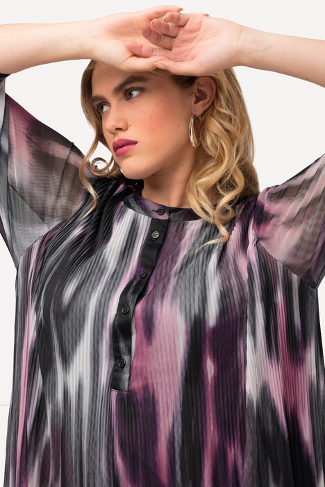 thumbnail interactive-video image 1 of Women's V Neck 3/4 Sleeve Maxi Dress Casual Floral Print 1 of 11
