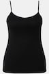Canotta senza cuciture laterali, maglia circolare, spalline sottili