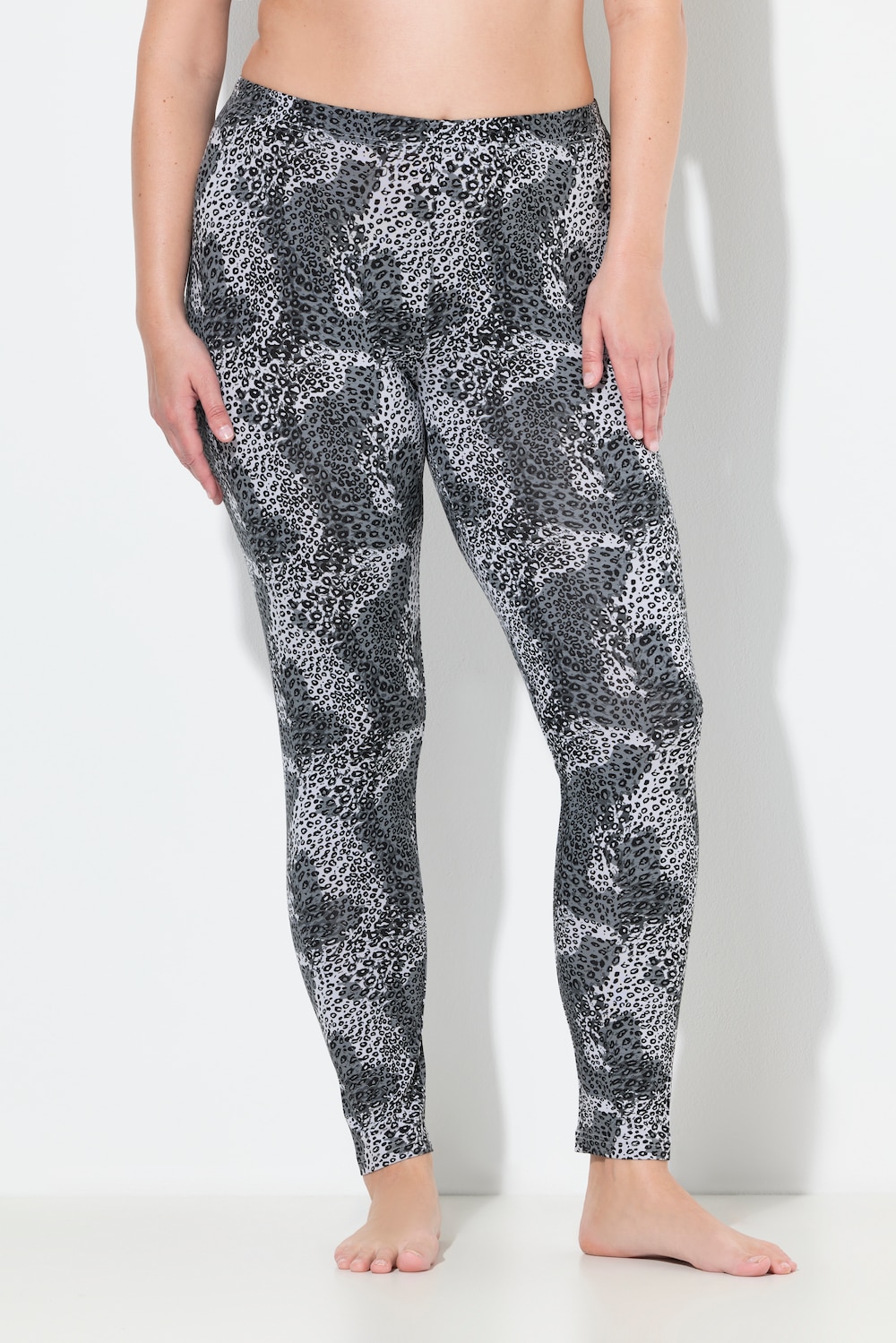 Große Größen Leggings, Damen, grau, Größe: 54/56, Viskose, Ulla Popken