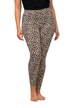 Legíny, leopardí vzor, úzké nohavice, elastický pas