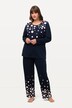 Bubble Print Long Sleeve Pajama Set