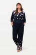 Bubble Print Long Sleeve Pajama Set