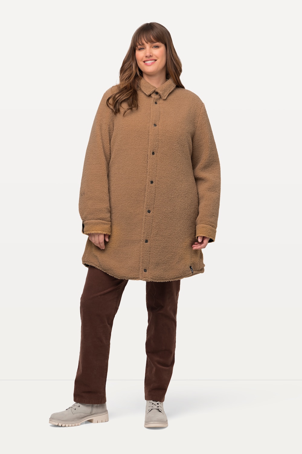 Große Größen Wendejacke, Damen, schwarz, Größe: 46/48, Polyester/Synthetische Fasern, Ulla Popken