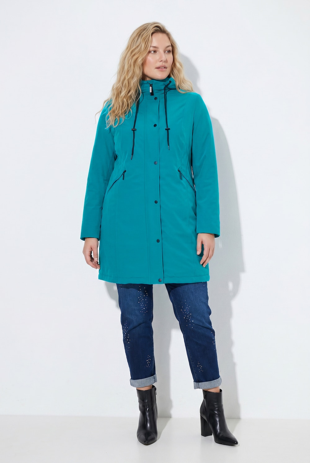 HYPRAR Funktionsjacke, wasserabweisend, mit kontrastigem Innenfutter
