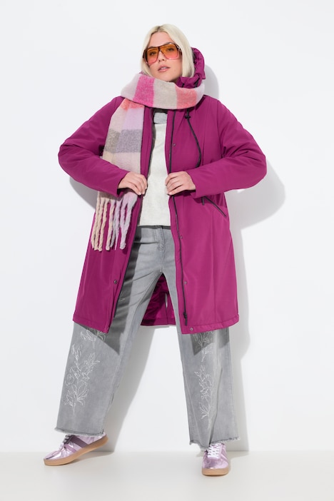 HYPRAR Funktionsjacke, wasserabweisend, verstellbare Kapuze