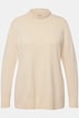 Pullover, Perlen, Stehkragen, Langarm, weicher Feinstrick