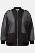 Blouson, oversized, transparenter Chiffon, Langarm