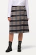 Traditionele rok, ruit, A-lijn, sierknopen, wikkel-look