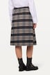 Traditionele rok, ruit, A-lijn, sierknopen, wikkel-look