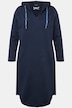 Loungewear-Kleid, Kapuze, Taschen, Langarm