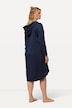 Loungewear-Kleid, Kapuze, Taschen, Langarm