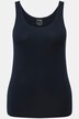 Tank topy, kolorowe brzegi, okrągły dekolt, bez rękawów, bawełna organiczna