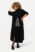 Long-Pullover, A-Linie, Stehkragen, Langarm