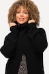 Long-Pullover, A-Linie, Stehkragen, Langarm